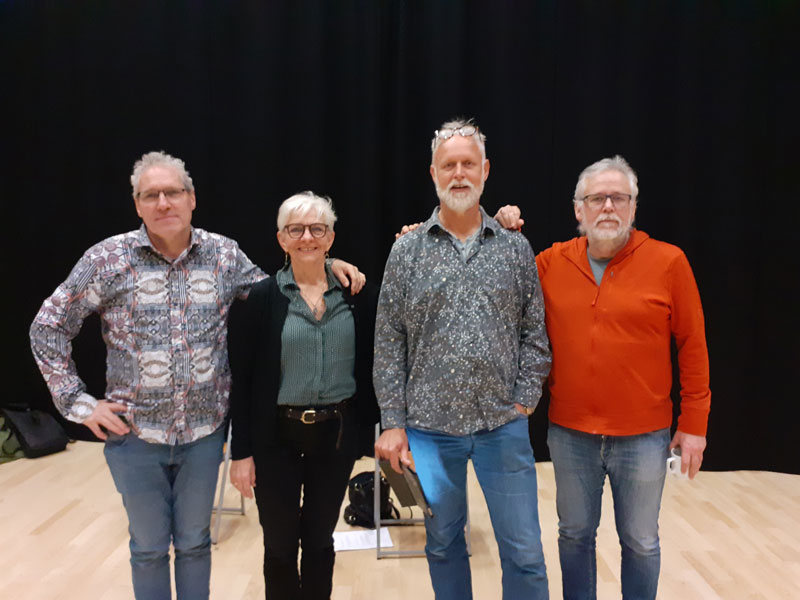 Deltagere i workshop 1 under arbejdsprocessen med Mødet